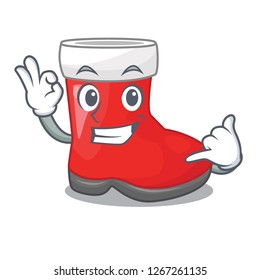 Call me santa boots in shape a cartoon