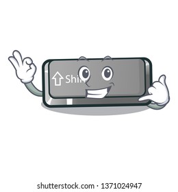 Call me shift button installed in cartoon game