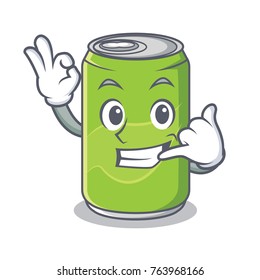 Call me soft drink character cartoon