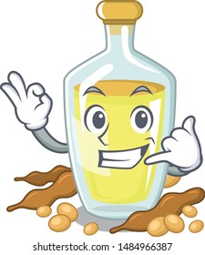Call me soybean oil with the character shape