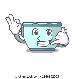 Call me steel pot mascot cartoon