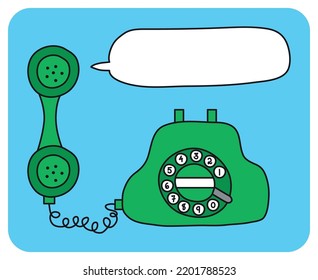 Call me telephone vector illustration