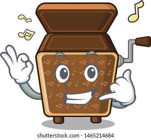 Call me toy music box the mascot table