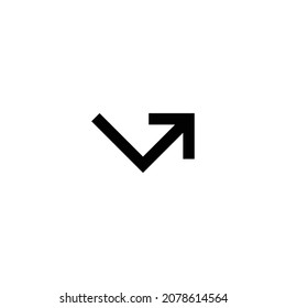 call missed outgoing Icon. Flat style design isolated on white background. Vector illustration