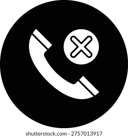 Call Missed vector icon. Can be used for printing, mobile and web applications.