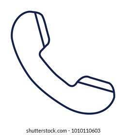 Call modern minimal flat design style
