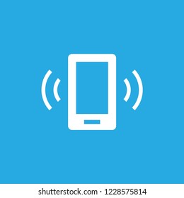 Call notification mode, application screen display on smart devices. Flat simple icon. Vector. Isolate on white background