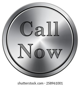 Call now icon. Internet button on white background. EPS10 Vector. 
