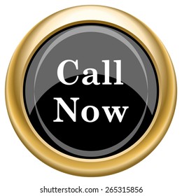 Call now icon. Internet button on white  background. EPS10 Vector. 