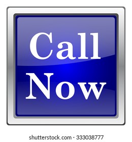 Call now icon. Internet button on white background. EPS10 vector.