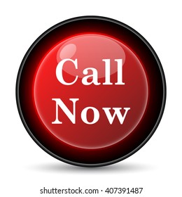 Call now icon. Internet button on white background. EPS10 vector
