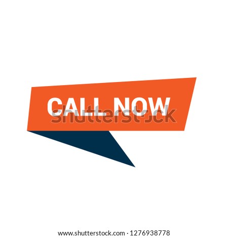 call now sign, emblem, label, badge,sticker. call now paper origami speech bubble. call now tag. call now banner. Designed for your web site design, logo, app, UI - Vektor 