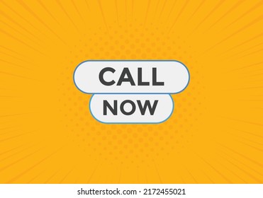 Call now text button. Web button template Call now