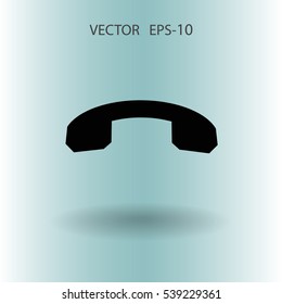 Call off icon. vector illustration
