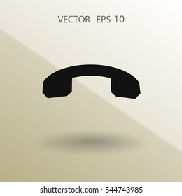 Call off icon. vector illustration