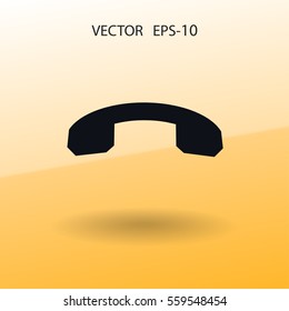 Call off icon. vector illustration