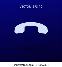 Icono de desactivación. ilustración vectorial