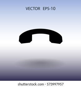 Call off icon. vector illustration