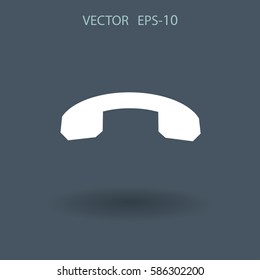 Call off icon. vector illustration
