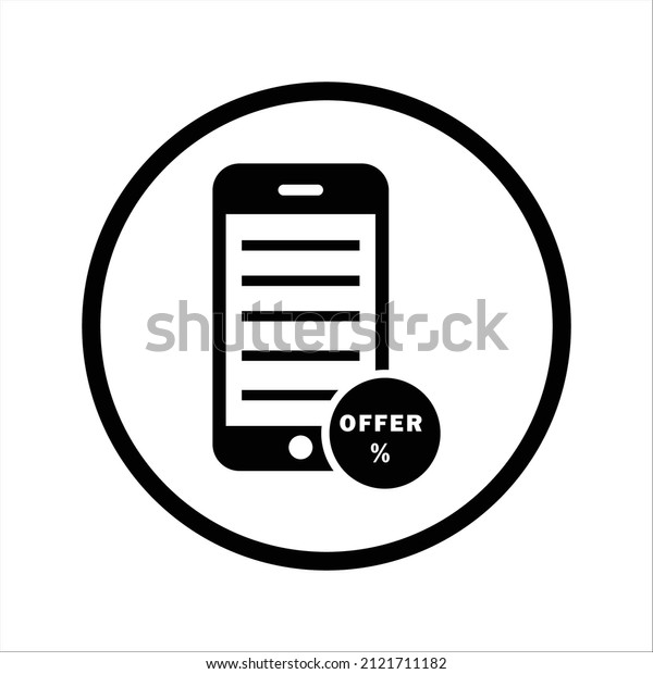 Call Offer Discount Icon Black Vector Stock Vector (Royalty Free ...