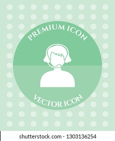 Call Operator Icon for Web. Application, Software & Graphic Design.