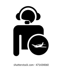 Call operator. Travel. Icon. Agent