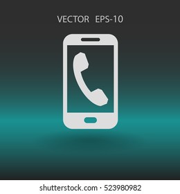 icono de llamada. ilustración vectorial