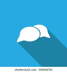 Call out icon,long shadow