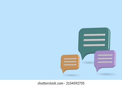 Call out shape icon vector, speech balloon with green, purple and orange colors, chat on media social.