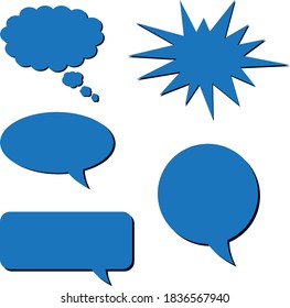 Call out Speech Bubble Shapes