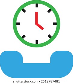 Call Phone Communication Icon Vector Flat Illustration