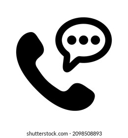 Call phone contact icon.(vector illustration)