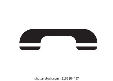Call phone icon. Communication and support vector symbol. Telephone sign design element.