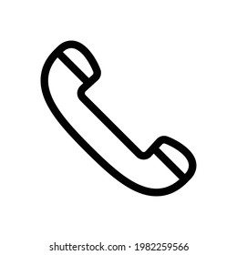 Call, phone icon, Line Vector graphics
