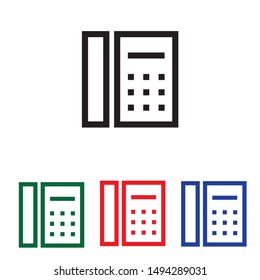 call phone icon vector illustration