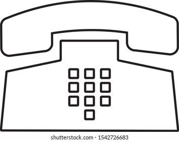 call phone symbol flat icon