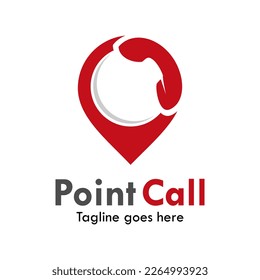 Call point logo template illustration