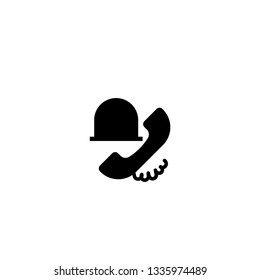 call the police icon vector