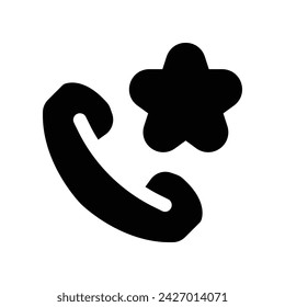 call rating icon. vector glyph icon for your website, mobile, presentation, and logo design.