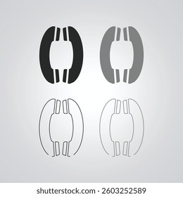 The call receiver icon is also outlined with a silver background