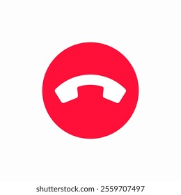 call reject icon sign vector