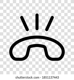 llamada sondeo, contacto con vector de icono de comunicación telefónica