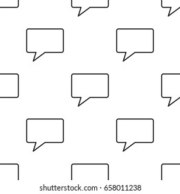 Call seamless pattern in outline style for web, infographics and creative design. 