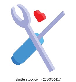 Icono de servicio de llamadas vector isométrico. Apoya el chat. Centrar en línea