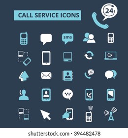call service icons
