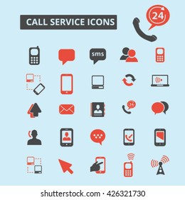 call service icons
