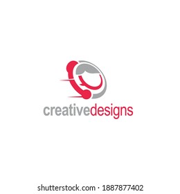 Call service logo template design. App symbol. 