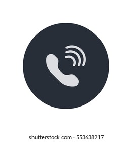 call simple icon illustration vector, for web and mobile design