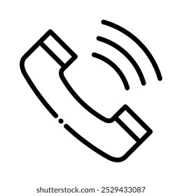 Llamar a la Ilustración vectorial de iconos simples