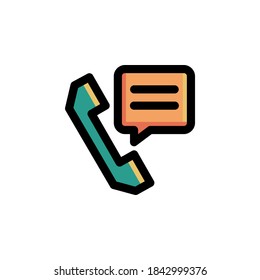 Rufnummernsymbol für Support, Service und Informationen
